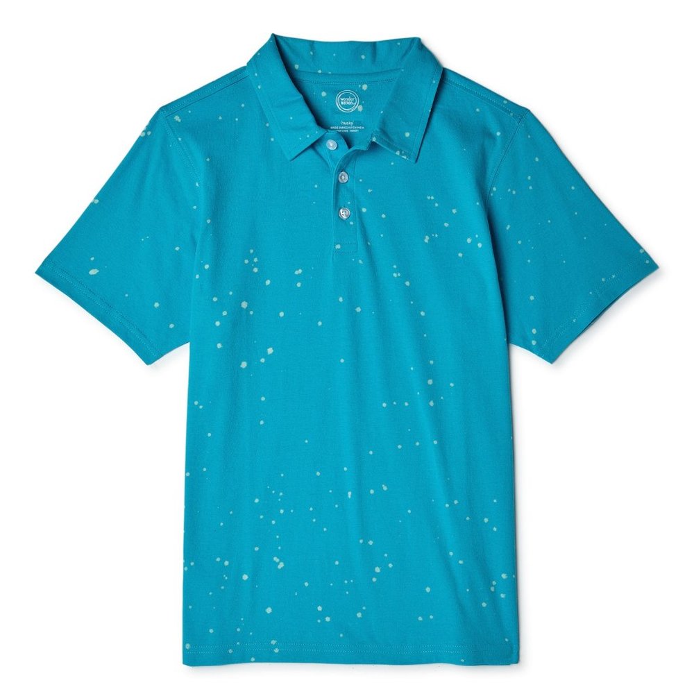 Wonder Nation Boys Short Sleeve Fashion Polo Shirt, Size XL Husky NWT